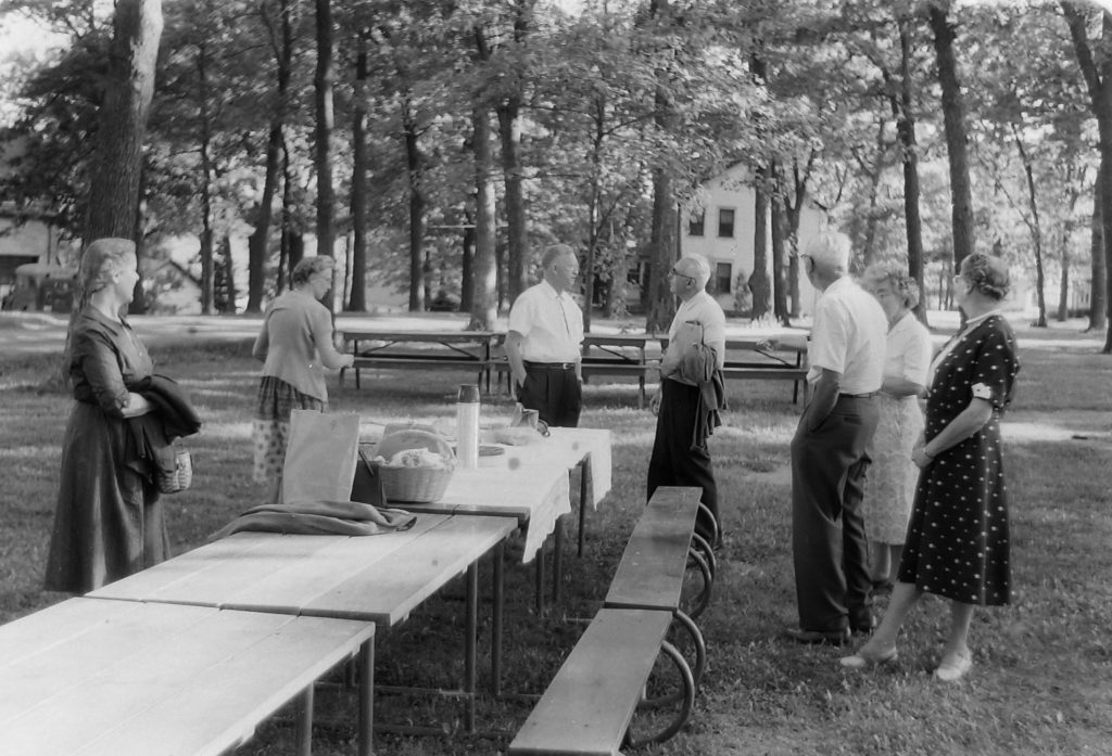 1960 MAS picnic at a park somewhere in Madison.