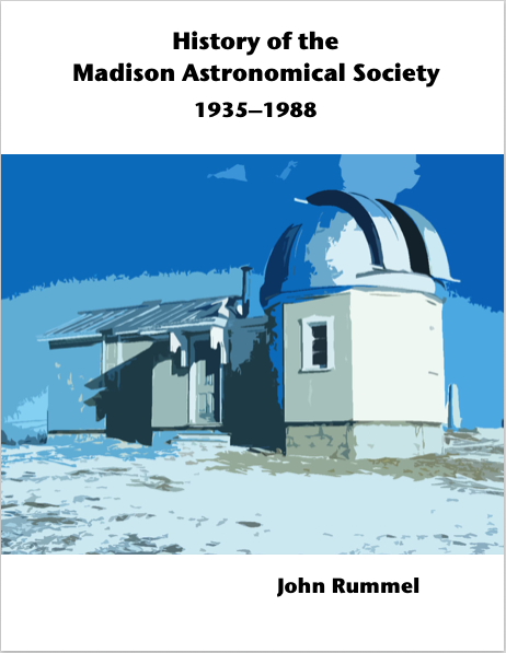 view of the cover of the History of the MAS booklet